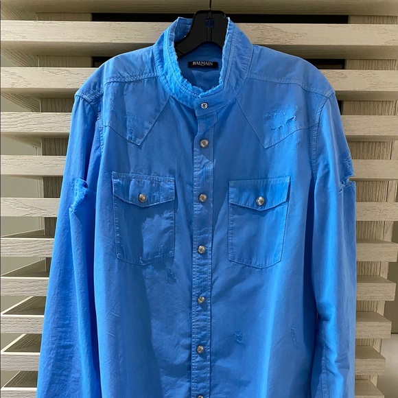 Authentic Balmain Button Down Shirt - Picture 1 of 5